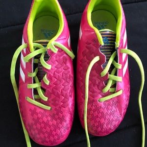Girls adidas soccer cleats size 13 like new